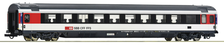 Roco 74282 - H0 Eurocity Reisezugwagen 2. Kl. der SBB; Ep. VI - neue Betriebsnummer